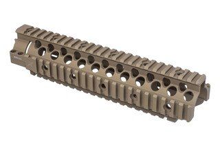 Forward Controls Design drop in AR-15 quad rail handguard, flat dark earth.